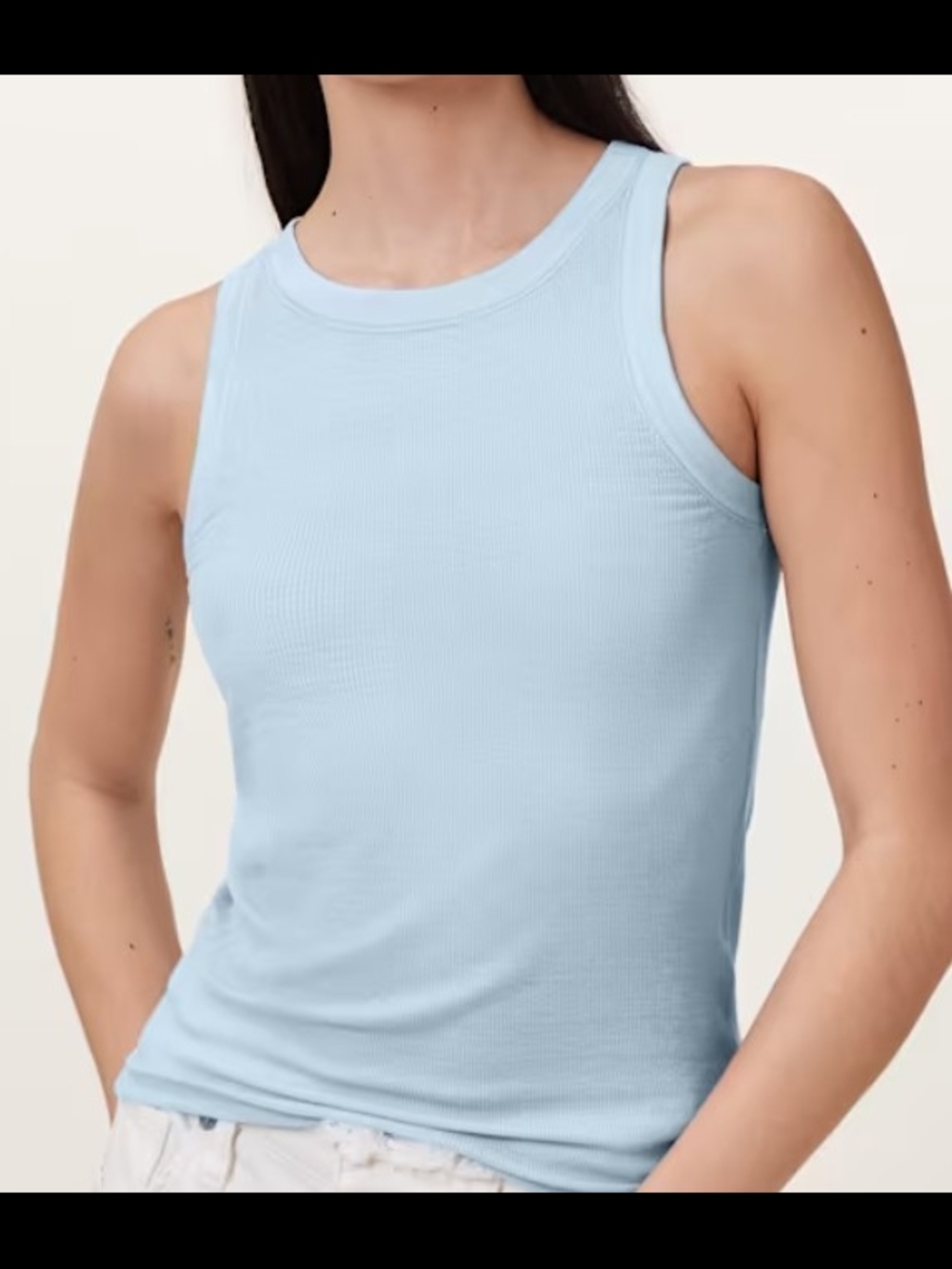 Allsain Rina Crew Neck Sleeveless Tank Top